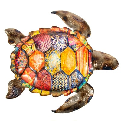 Metal Wall Turtle Circle