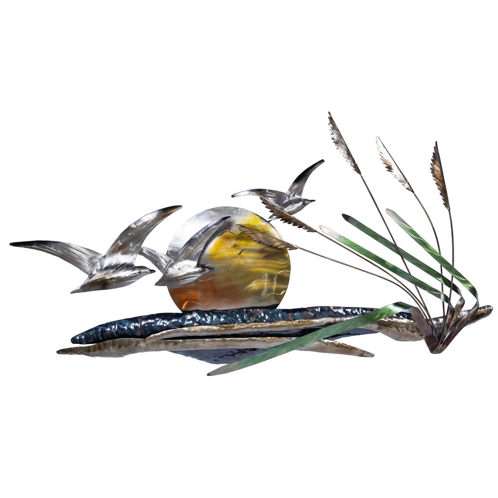 Metal Flying Birds/Water