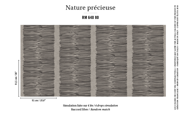 Élitis Nature précieuse — Ancestrale modernité wallpaper detail