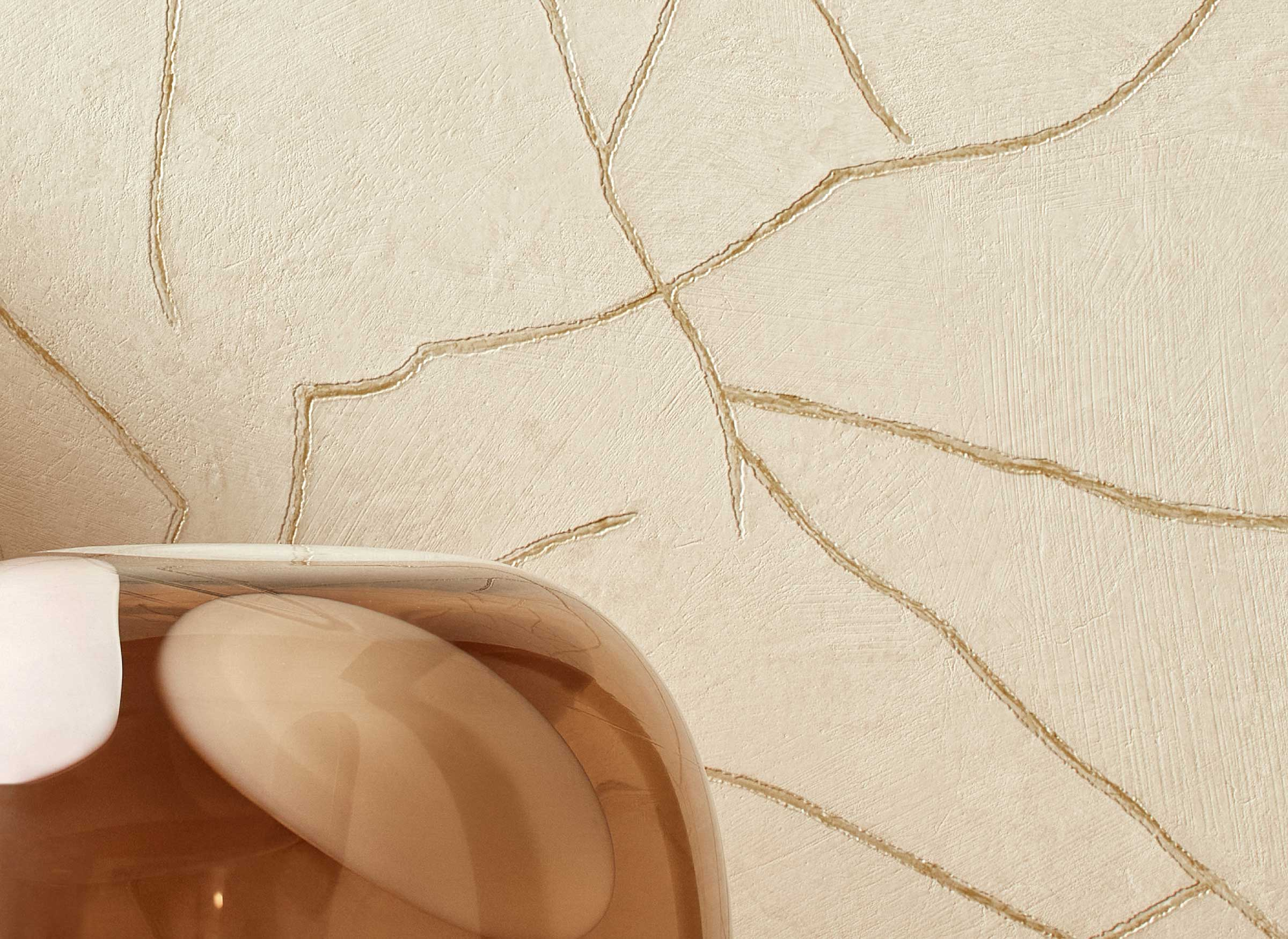 Élitis Kintsugi — Hommage esthétique wallpaper detail