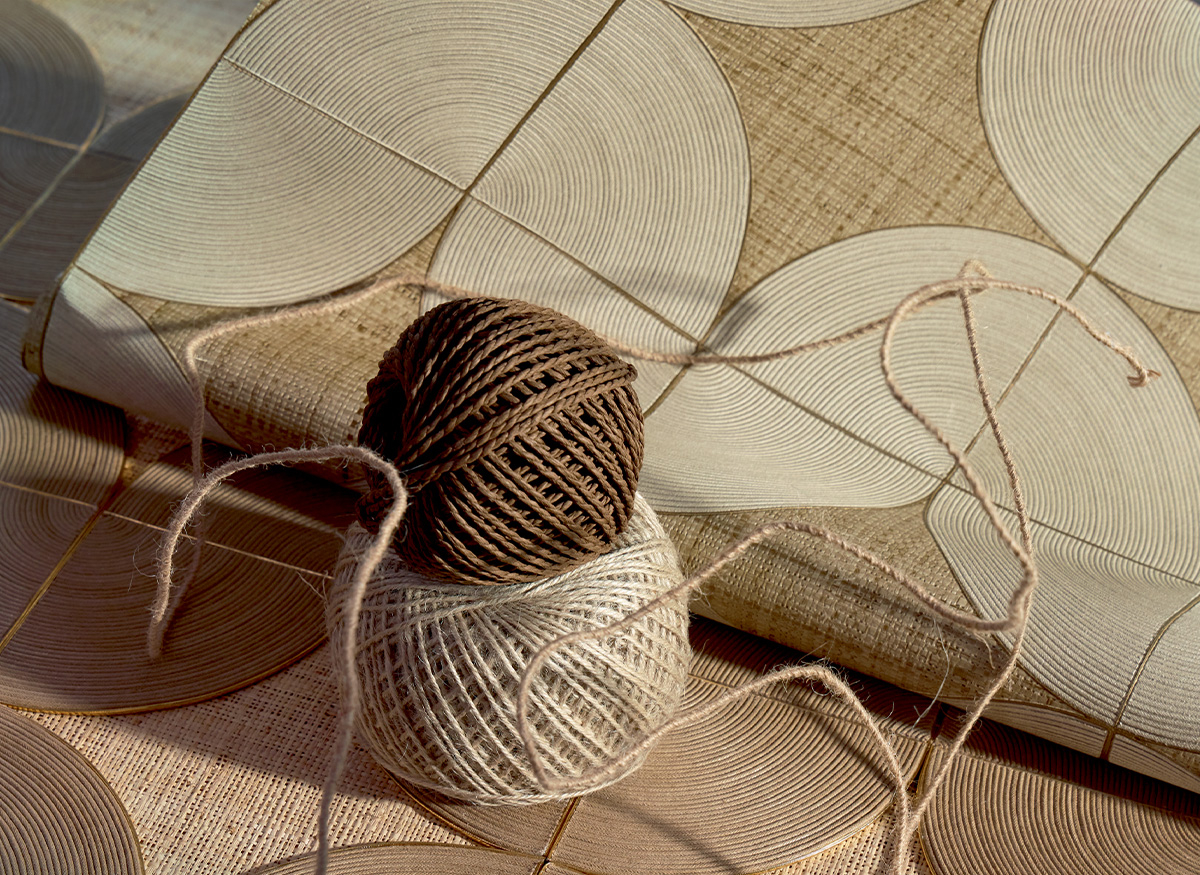 Élitis Courbes — Noblesse éternelle wallpaper detail