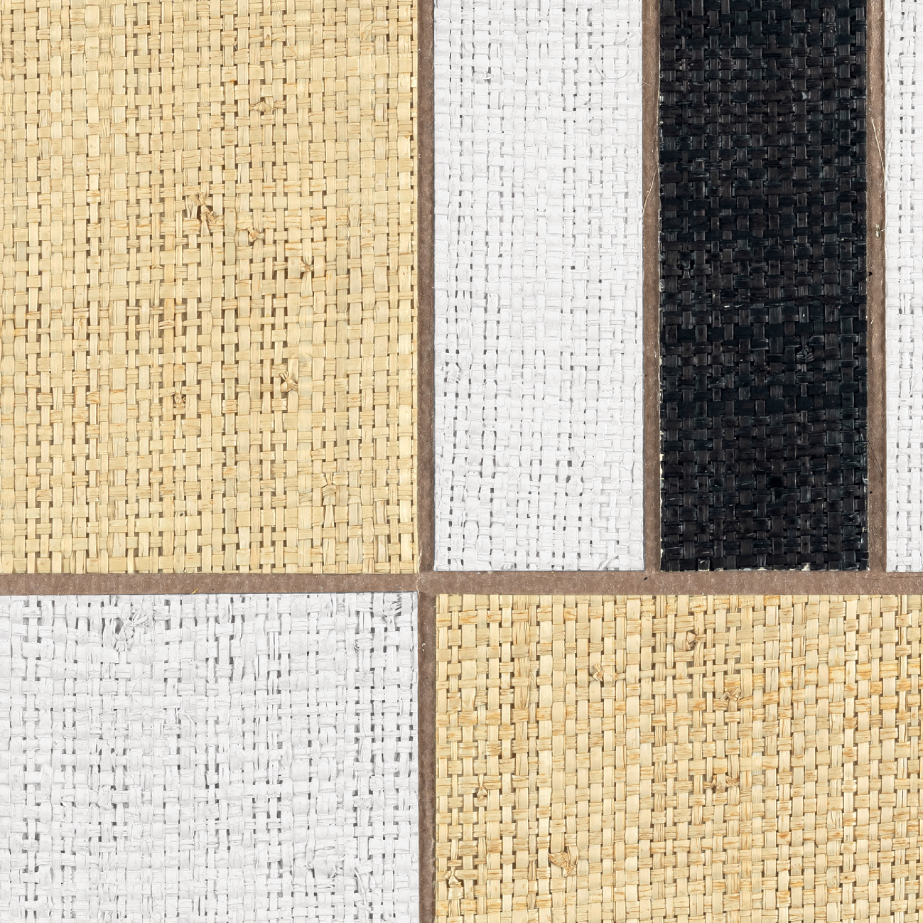 Élitis Partitura — Chic et insolent 100% Raffia on non woven backing wallpaper in Chic et insolent