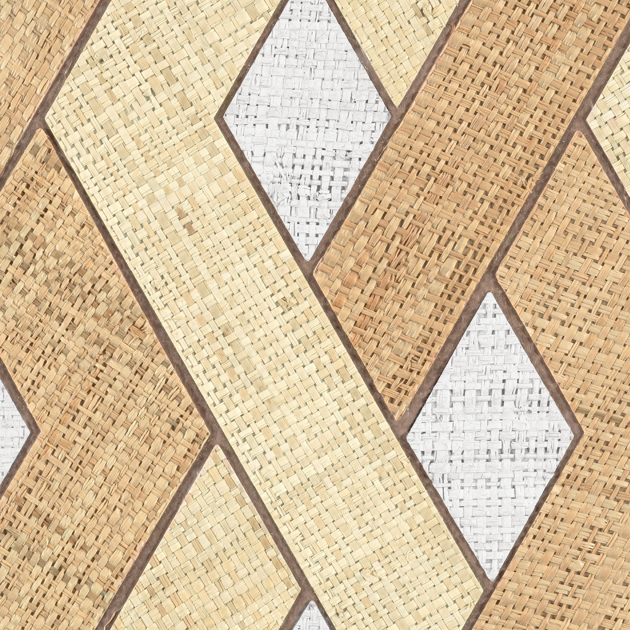 Élitis Entrelazados — Raffinement nomade 100% Raffia on non woven backing wallpaper in Raffinement nomade