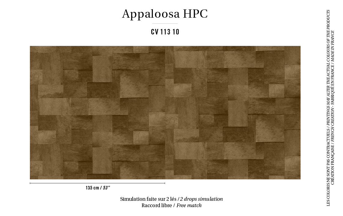 Élitis Appaloosa HPC — A bride abattue wallpaper detail