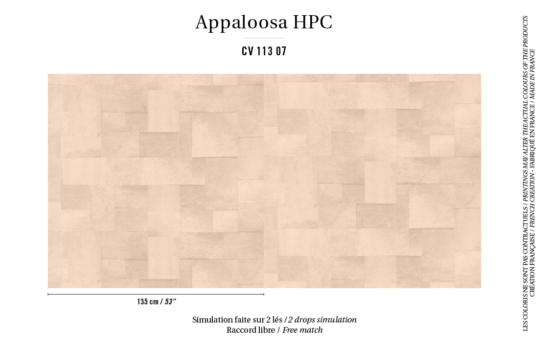 Élitis Appaloosa HPC — Presque poudrée wallpaper detail