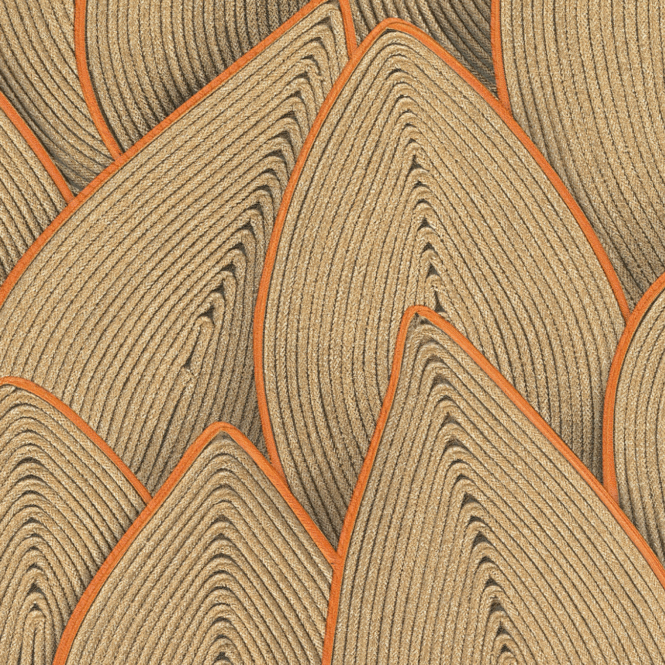 Élitis Jonchée — Une lumineuse vibration Vinyl on a paper ground wallpaper in Une lumineuse vibration