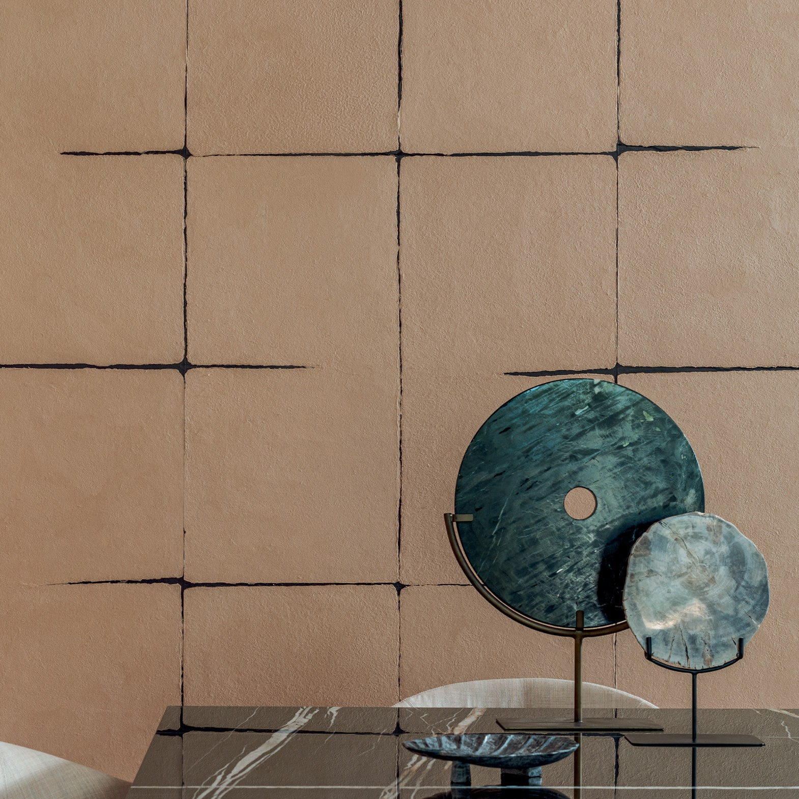Élitis Nishino — Nocturne désert wallpaper detail