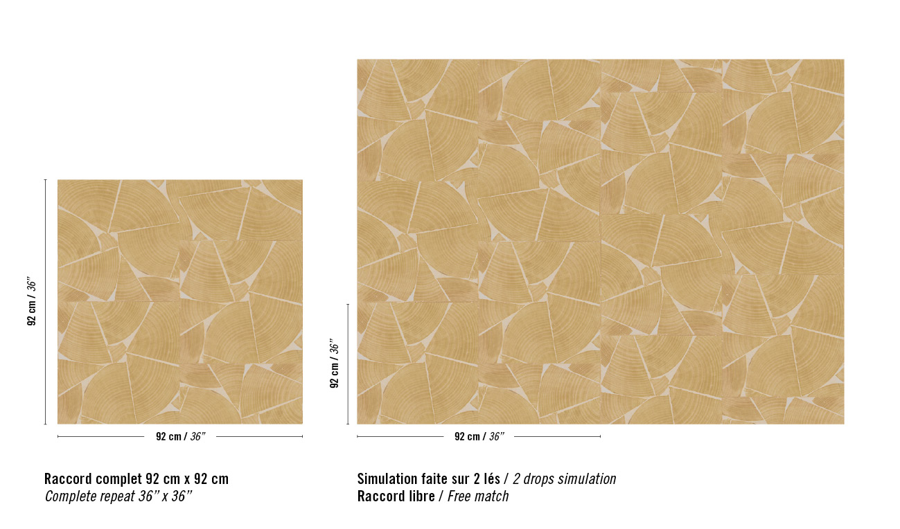 Élitis Fragments — Un juste équilibre wallpaper detail