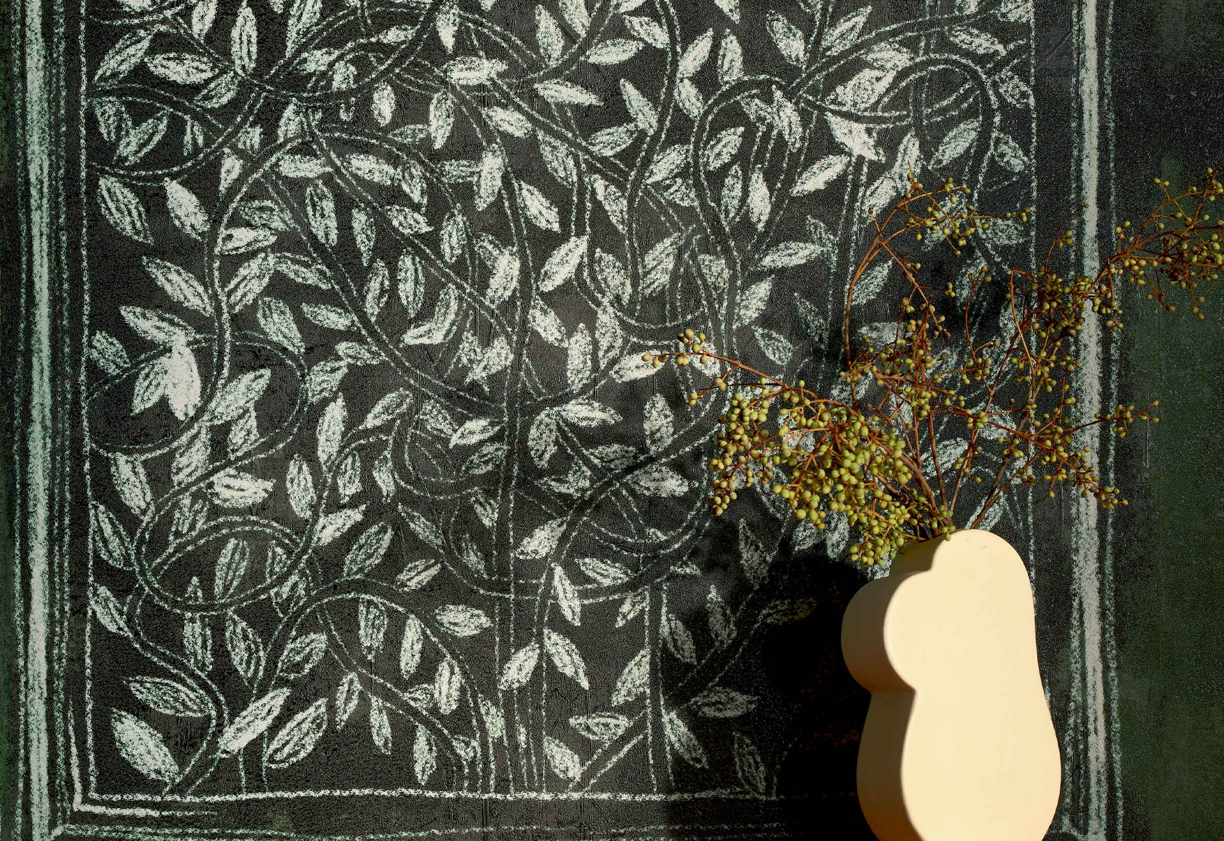 Élitis Disegno — La perle sicilienne (uni coordonné du VP 961 01) wallpaper detail