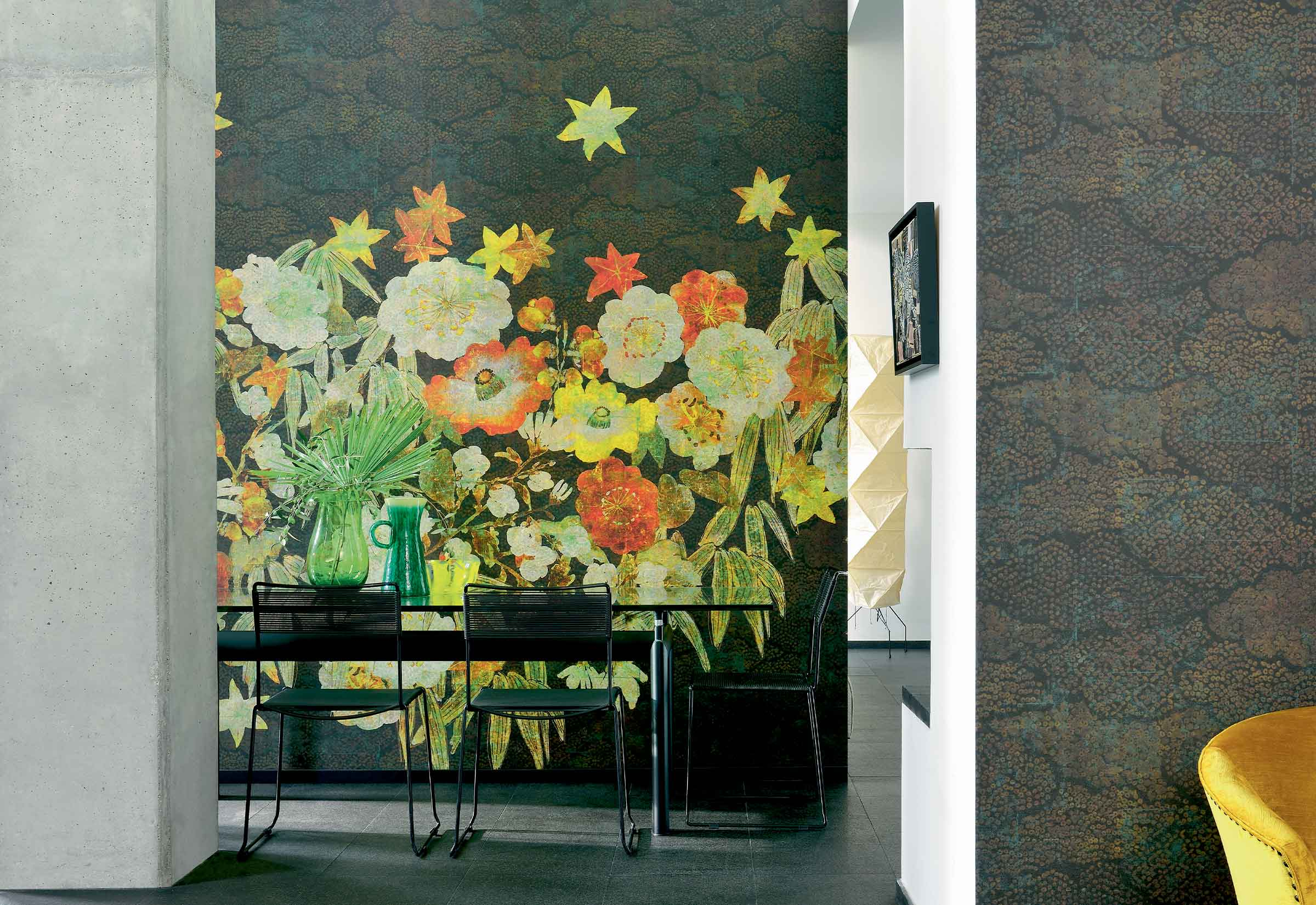 Élitis Tendres silences — Extatique floraison wallpaper detail