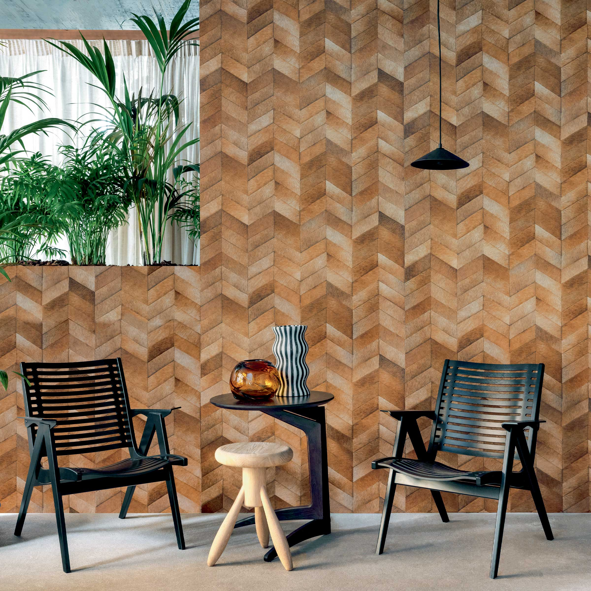 Élitis Santa fe — Pelage de velours wallpaper detail