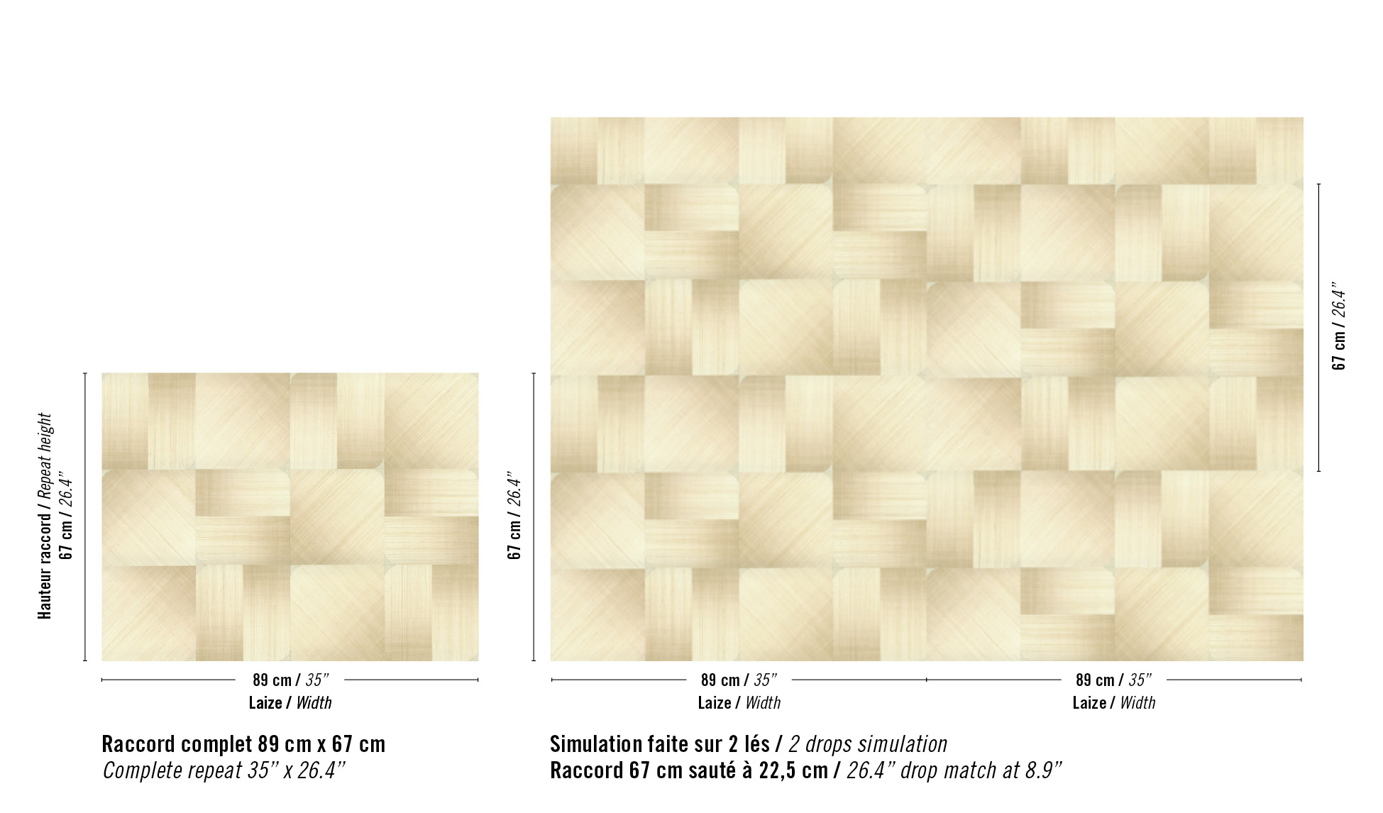 Élitis Circé — Une harmonieuse cohabitation wallpaper detail