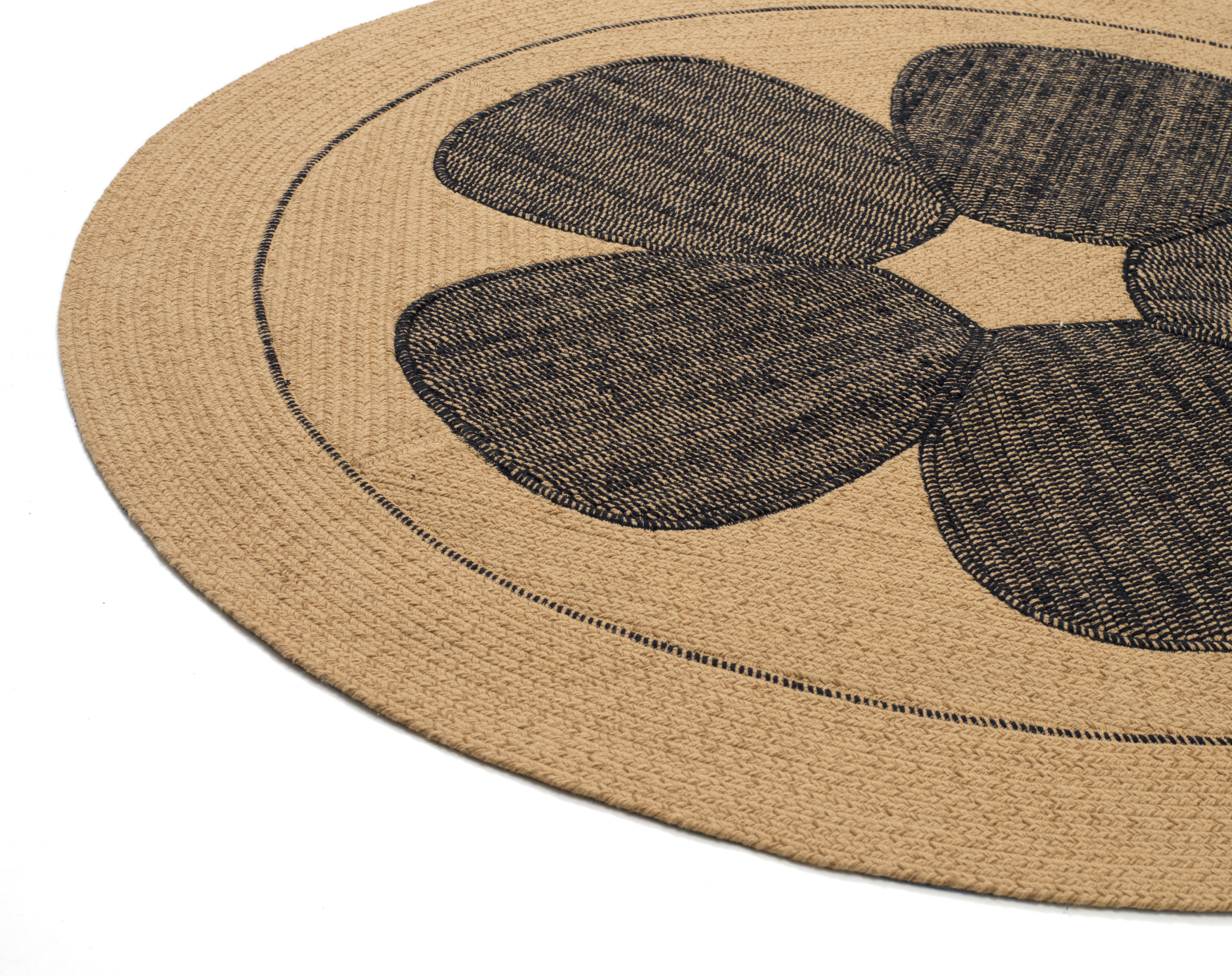 Élitis Amapola Outdoor — AMAPOLA Outdoor Natural black wallpaper detail