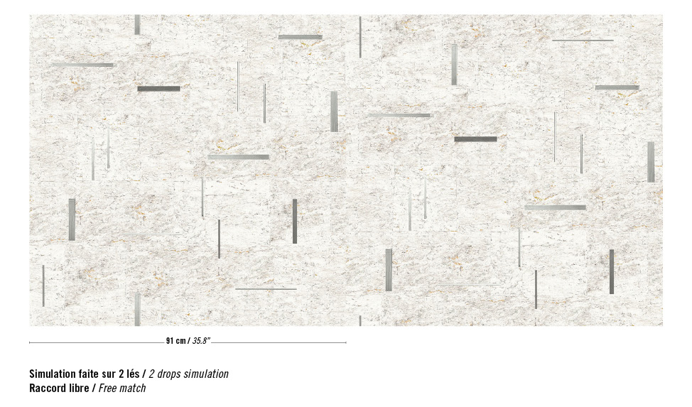 Élitis Etincelle — Divine grâce wallpaper detail