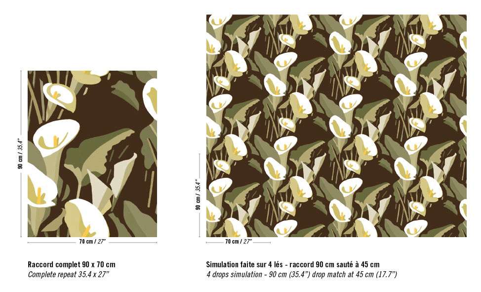 Élitis Arum — Comme une perle rare wallpaper detail