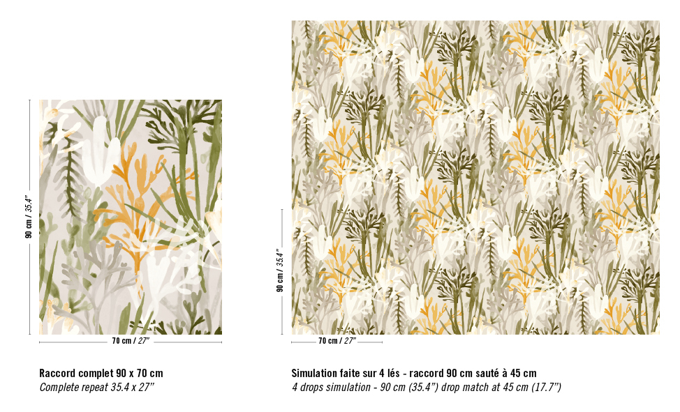 Élitis Algues — Du côté de chez Swan wallpaper detail