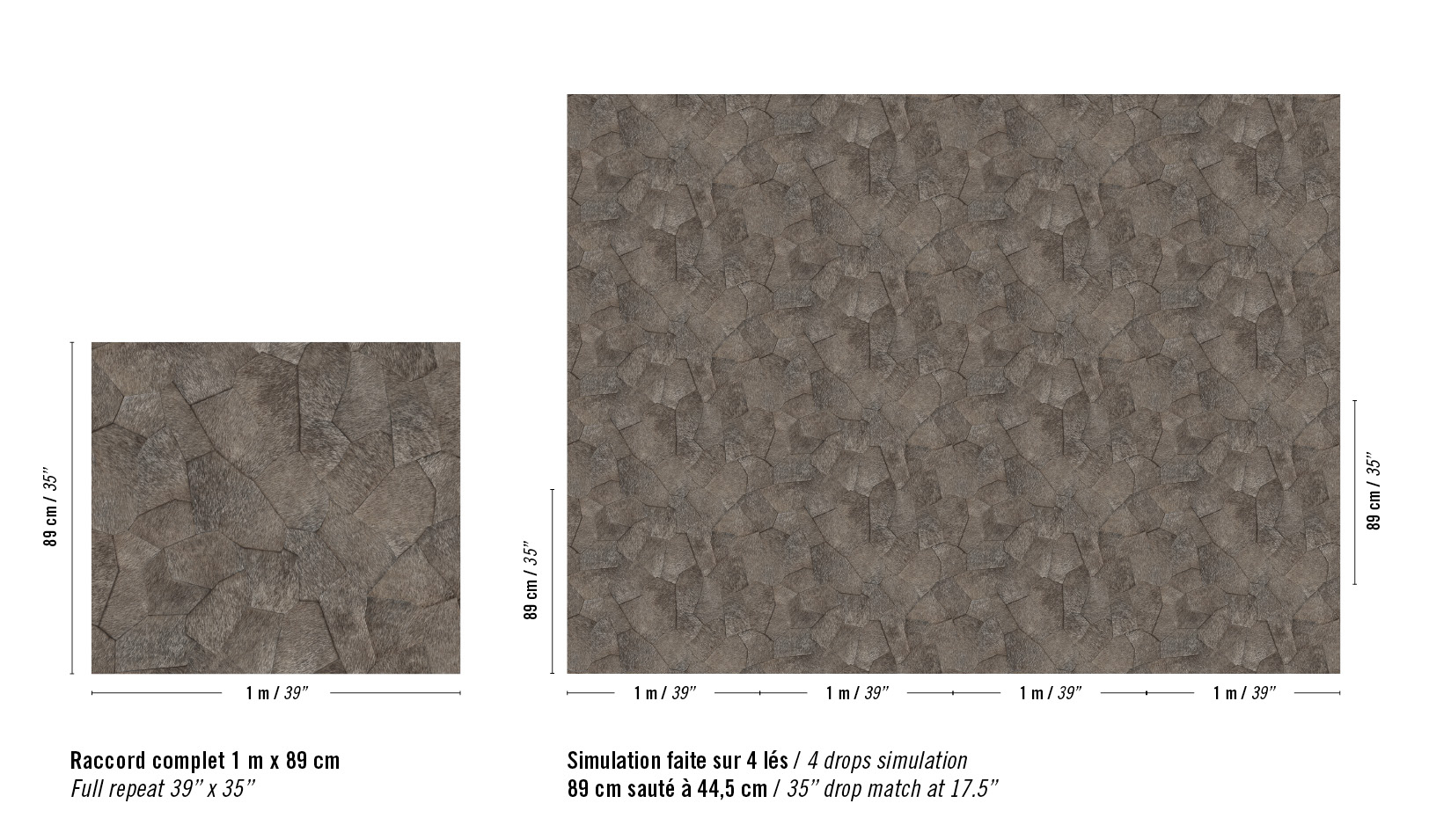 Élitis Pampa — Rennes sauvages wallpaper detail
