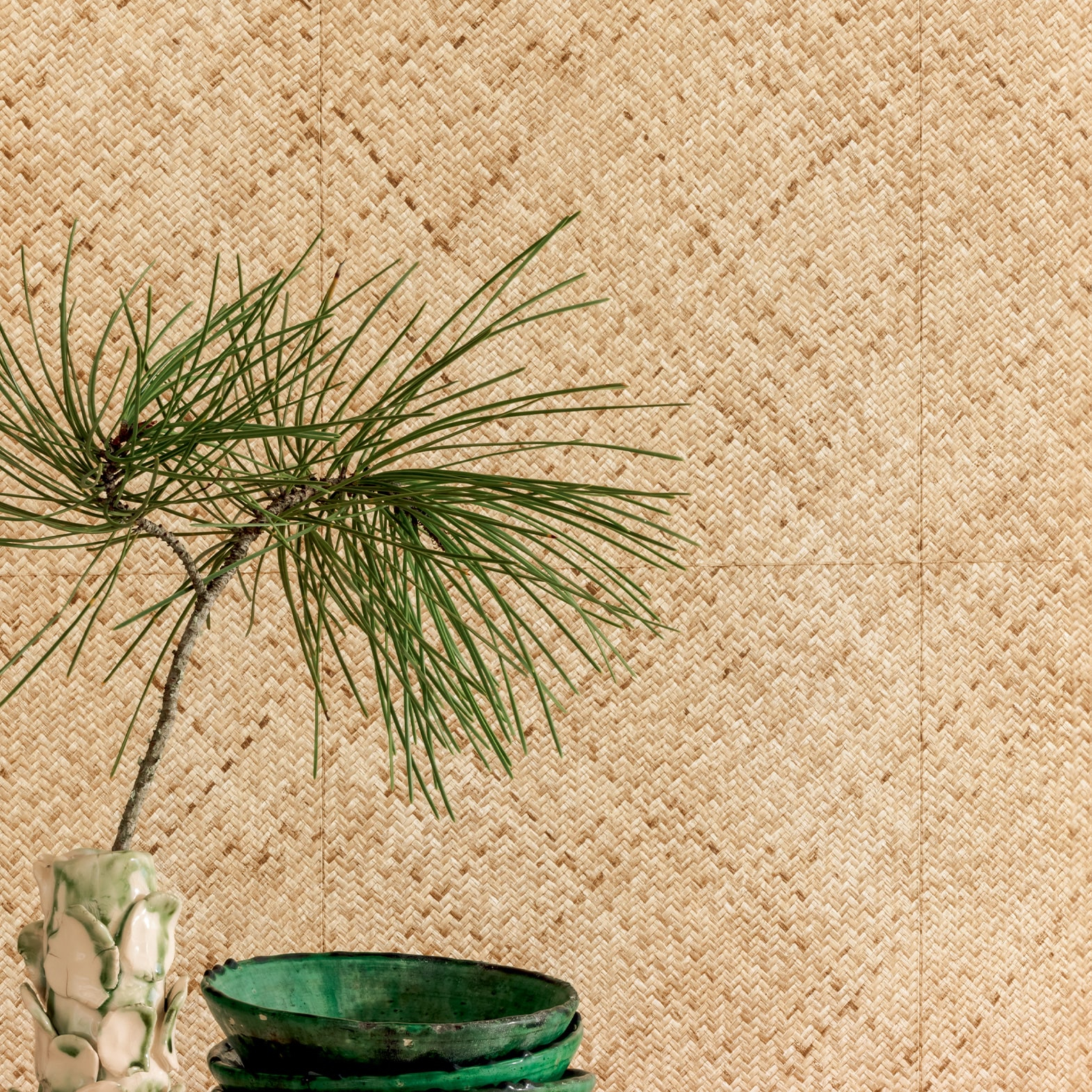 Élitis Rotin — Une joyeuse tribu wallpaper detail
