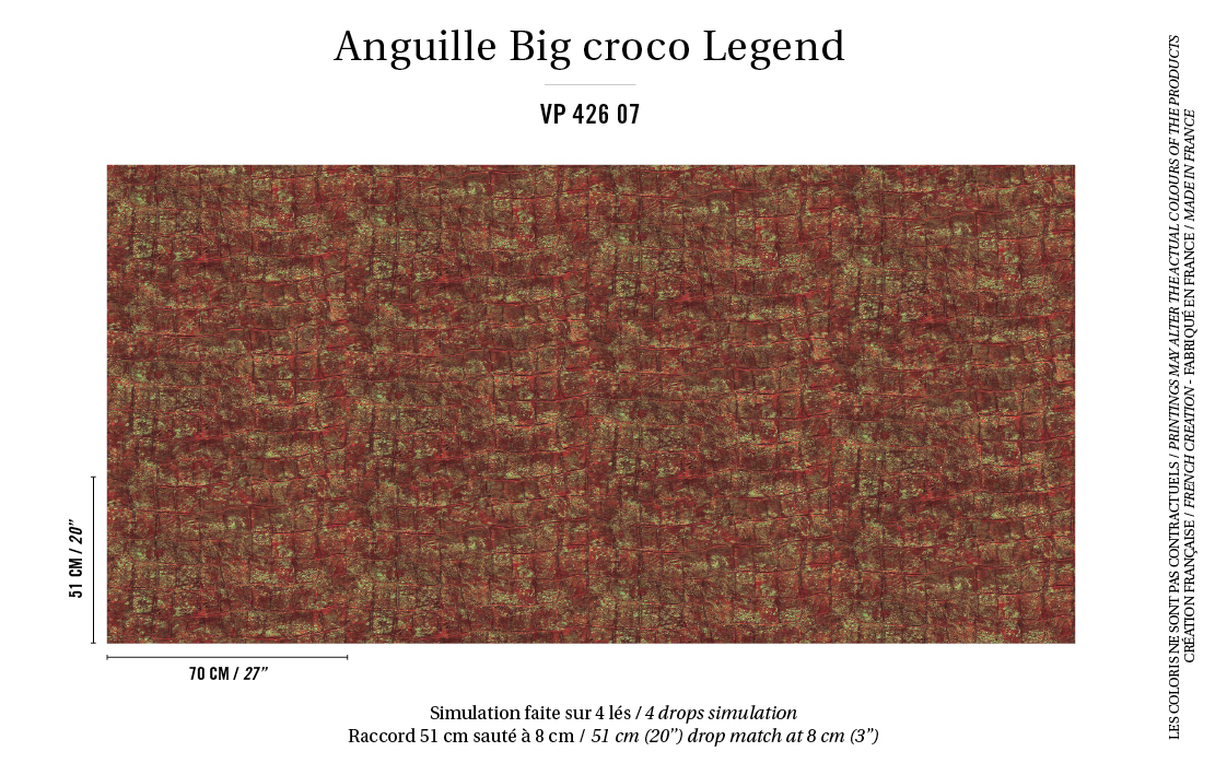 Élitis Big Croco — Respecter les rites wallpaper detail