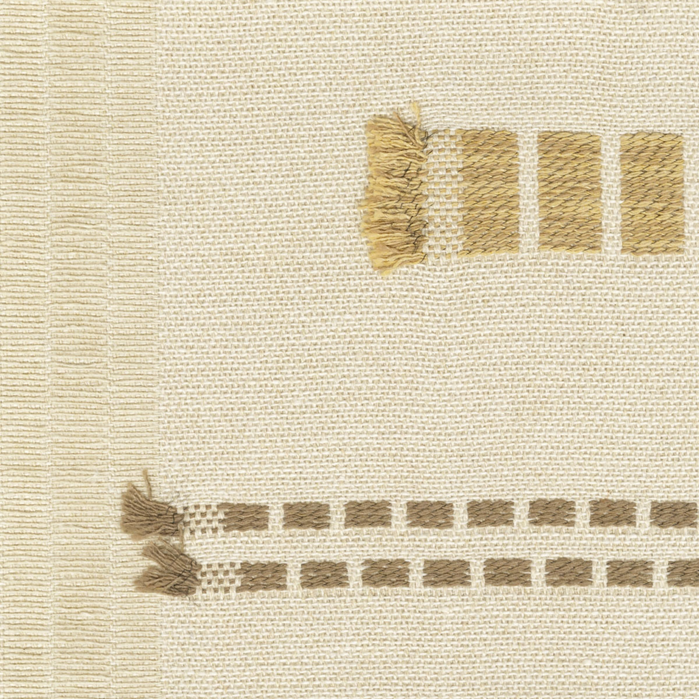 Élitis Icône — Sable tressé 81% Recycled cotton 8% Jute 5% WO 6% PC on non woven backing wallpaper in Sable tressé
