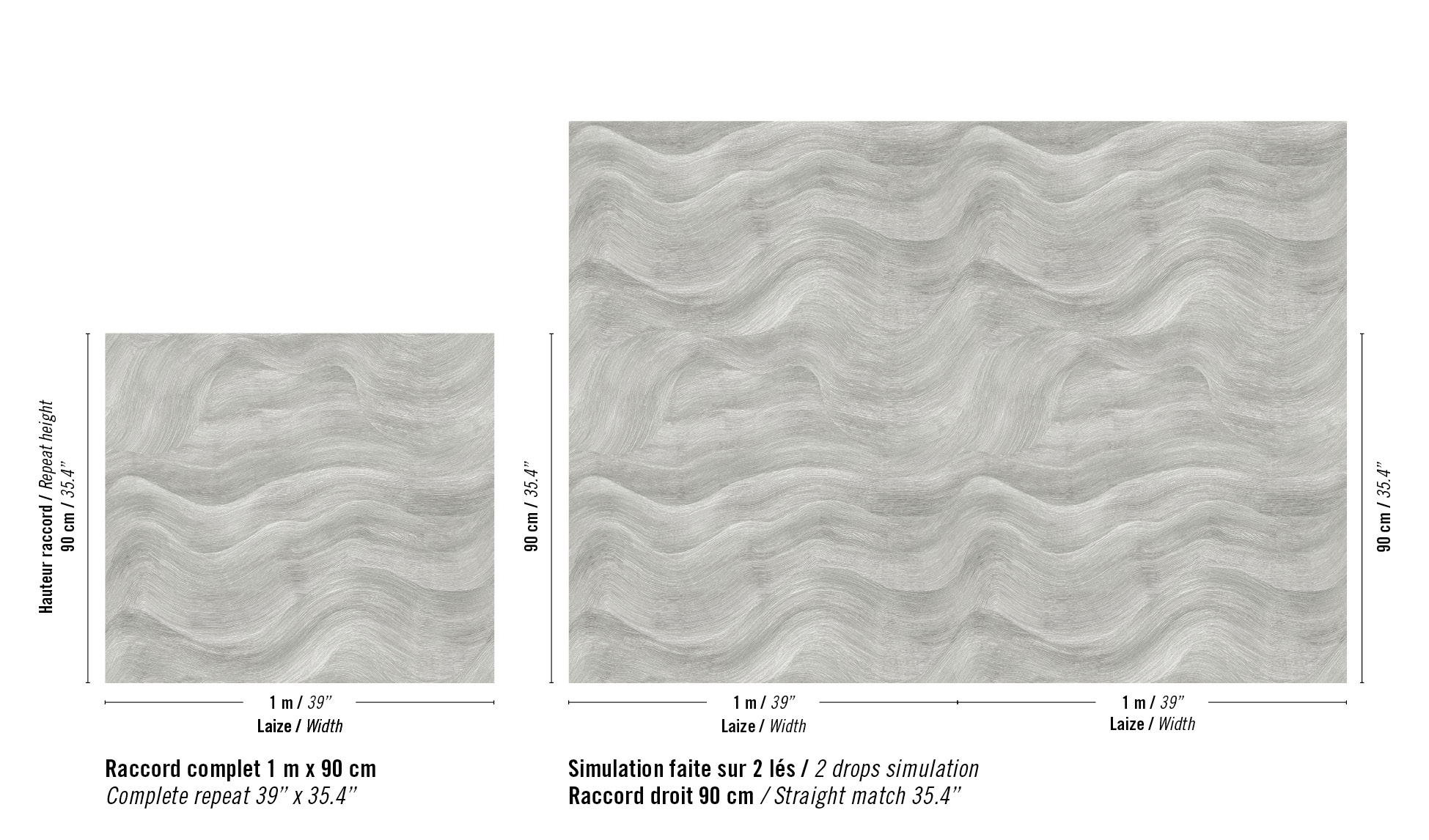 Élitis Calero metal — Filament d'argent wallpaper detail