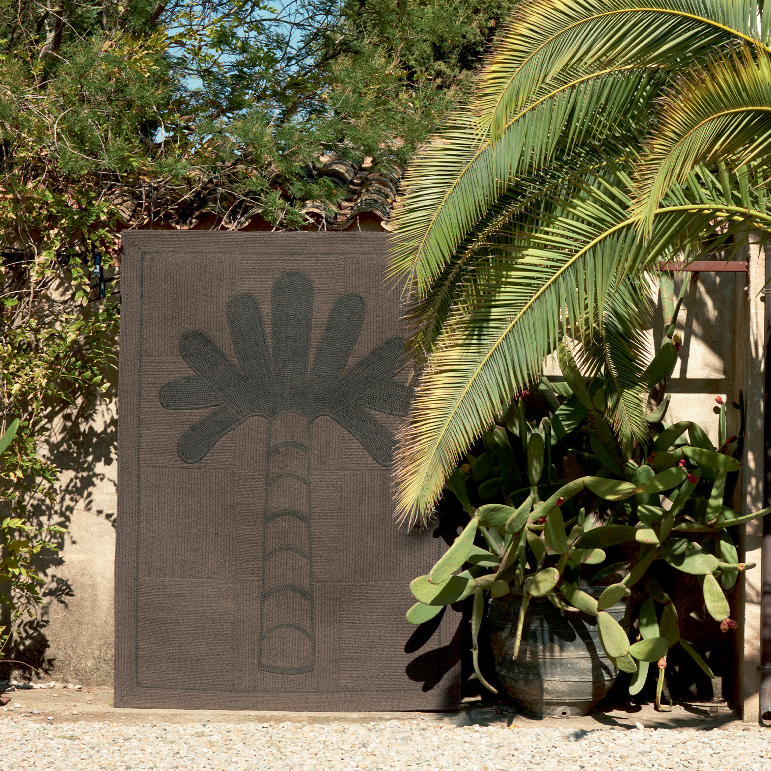 Élitis Mirador Outdoor — MIRADOR Outdoor Cacao wallpaper detail