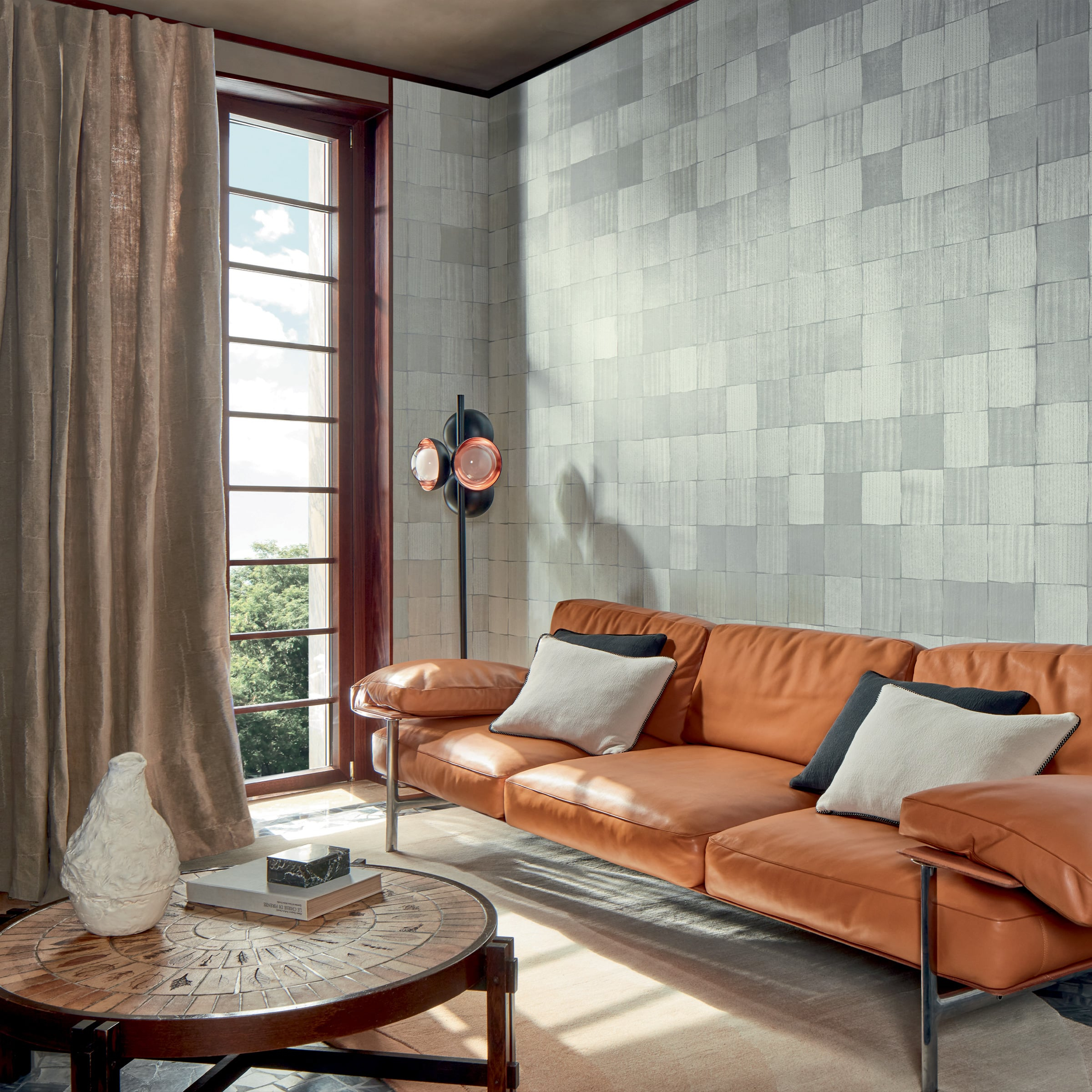 Élitis Feuilles d'or — Tendance hype wallpaper detail