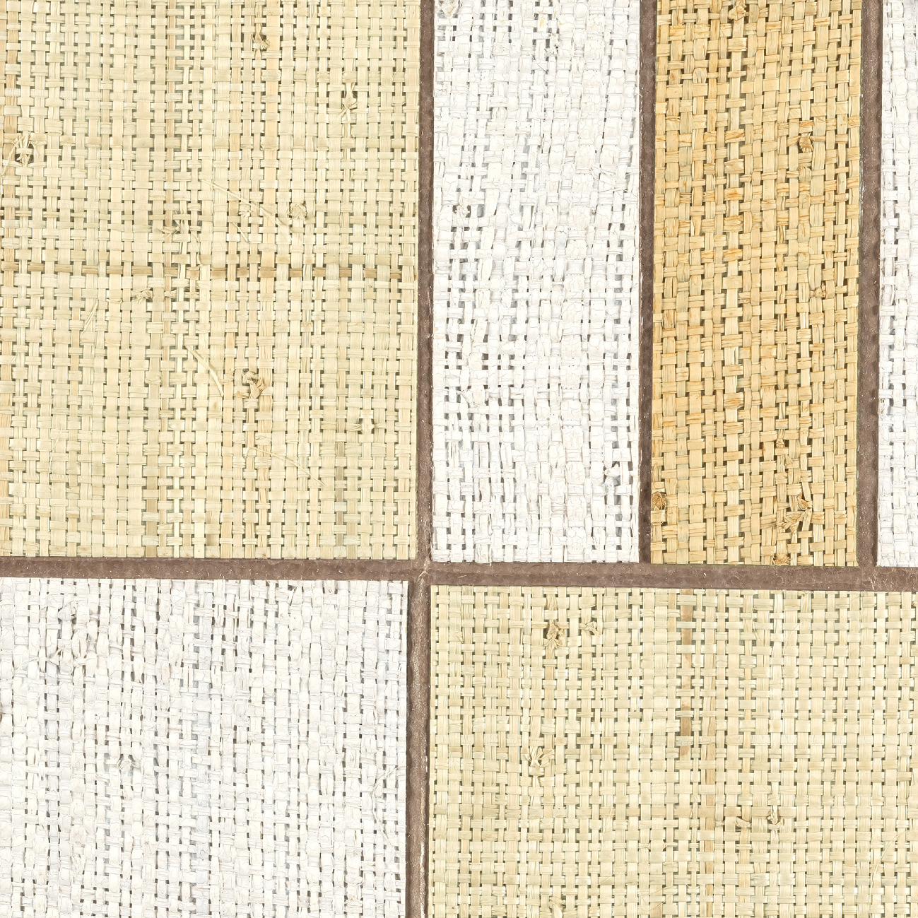 Élitis Partitura — Un luxe artisanal 100% Raffia on non woven backing wallpaper in Un luxe artisanal