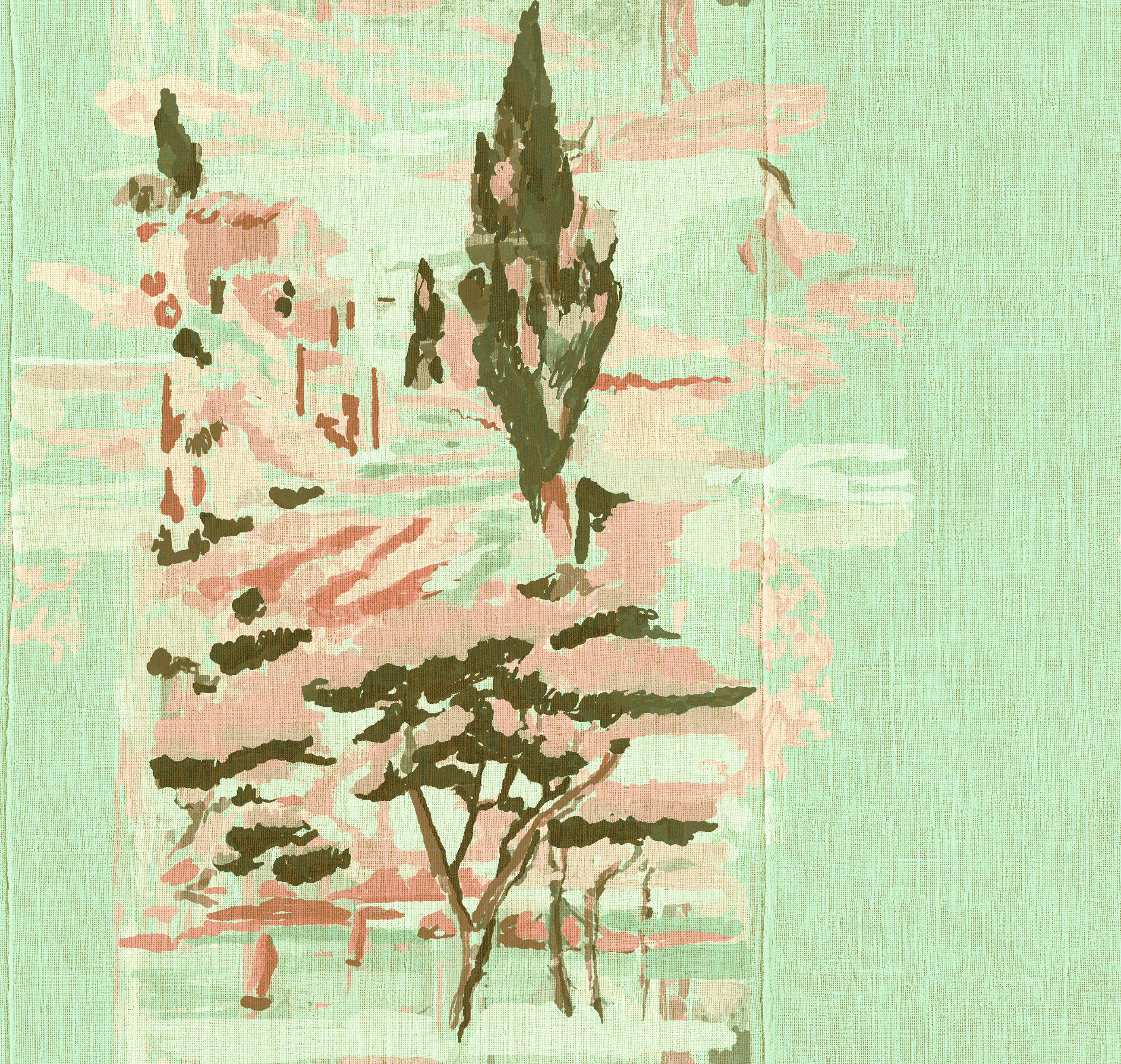 Élitis Méditerranée — Mademoiselle provence wallpaper detail