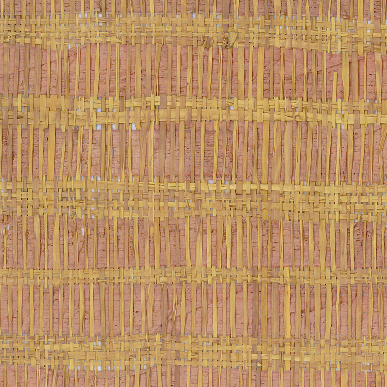 Élitis Boraha — Aux portes du Sahara 100% Natural raffia on non woven backing wallpaper in Aux portes du Sahara