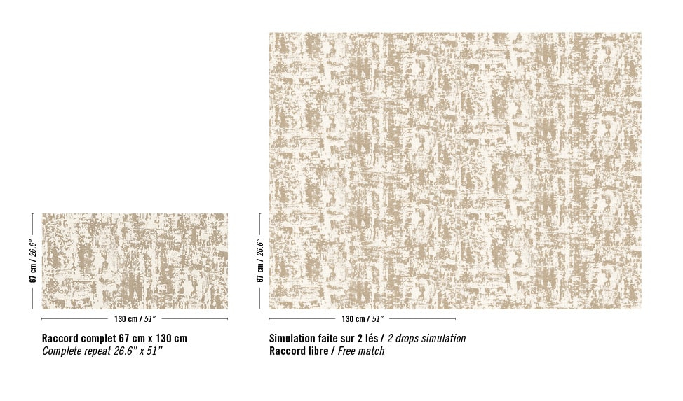 Élitis Toile d'artiste — Extrême épure wallpaper detail