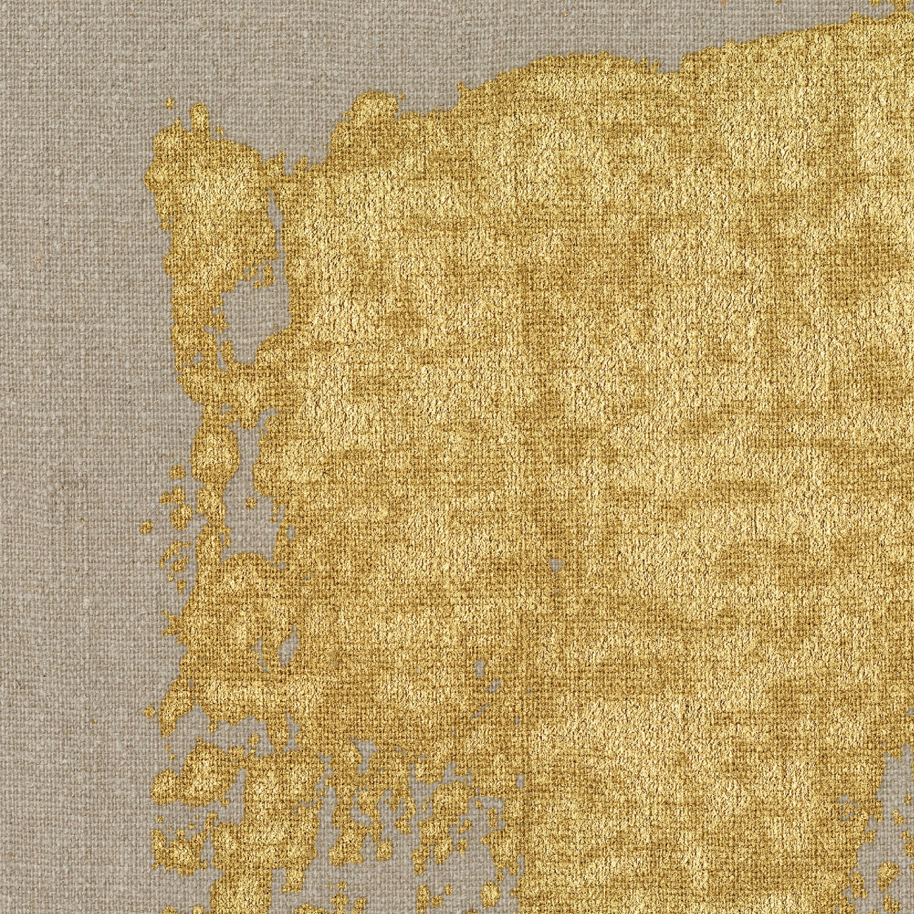 Élitis Muse — De l'or en plaque 56% LI 11% PES 13% Cellulose 20% Pigments + Bonding agents on non woven backing wallpaper in De l'or en plaque