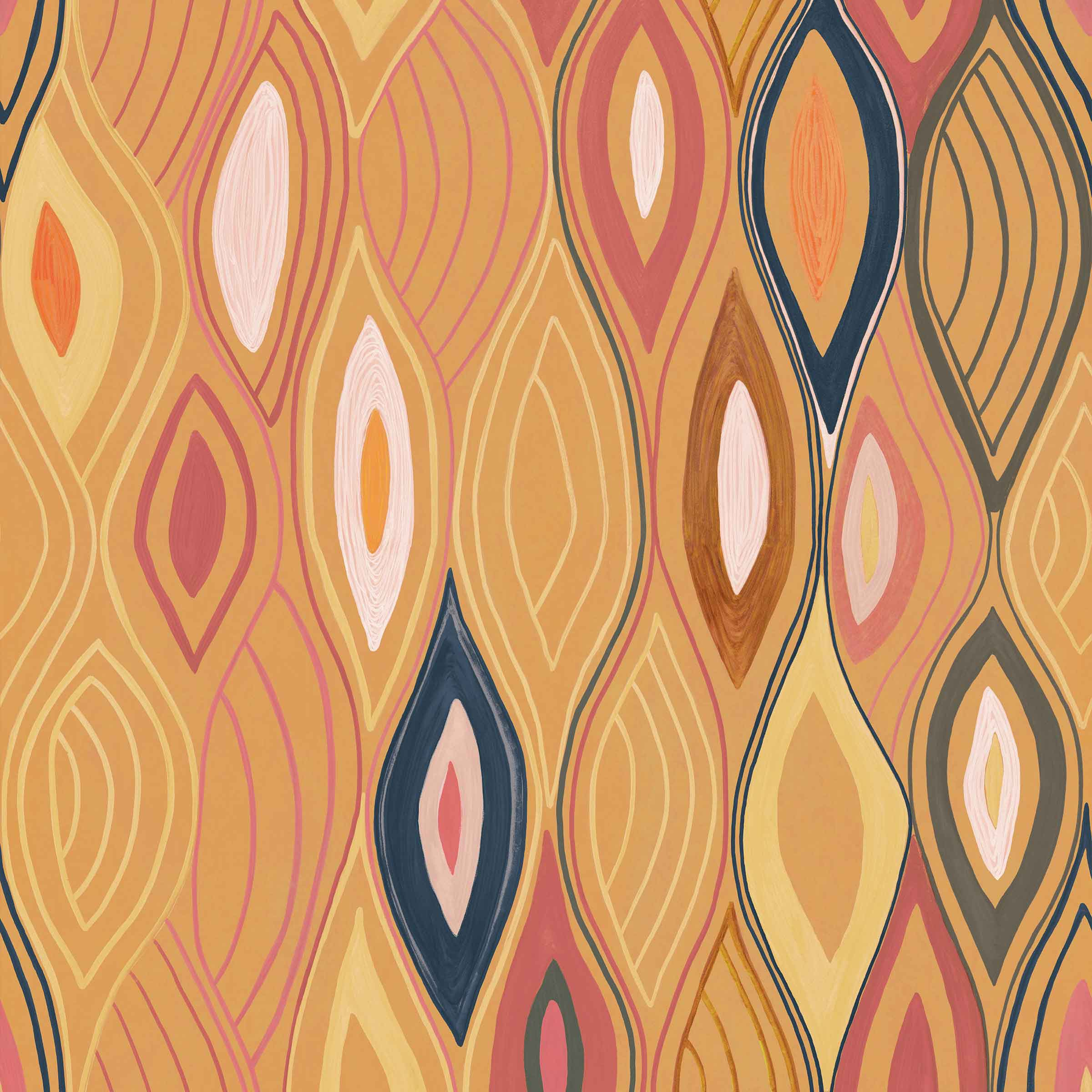 Élitis Arabesque — Faire jaillir l'exubérance Vinyl on non woven backing wallpaper in Faire jaillir l'exubérance