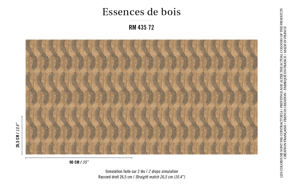 Élitis Nappées — Les quatres orients wallpaper detail