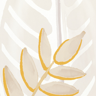 Élitis Alocasia — Une constante élégance Non woven base wallpaper in Une constante élégance