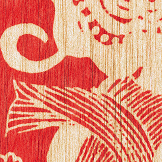 Élitis Jailolo — Amours fécondes 100% PL on non woven backing wallpaper in Amours fécondes