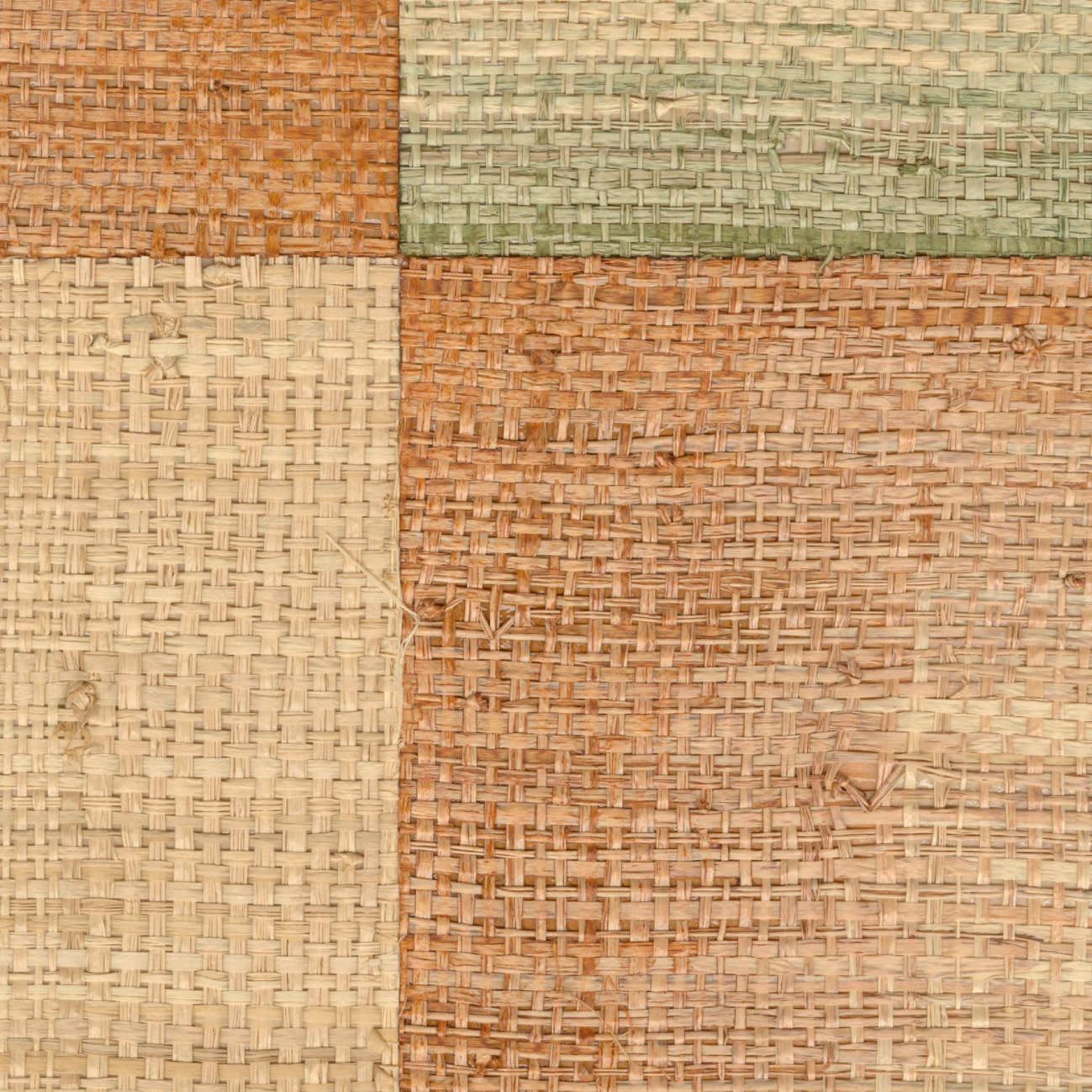 Élitis Comporta — Au milieu coule une rivière 100% Raffia on non woven backing wallpaper in Au milieu coule une rivière