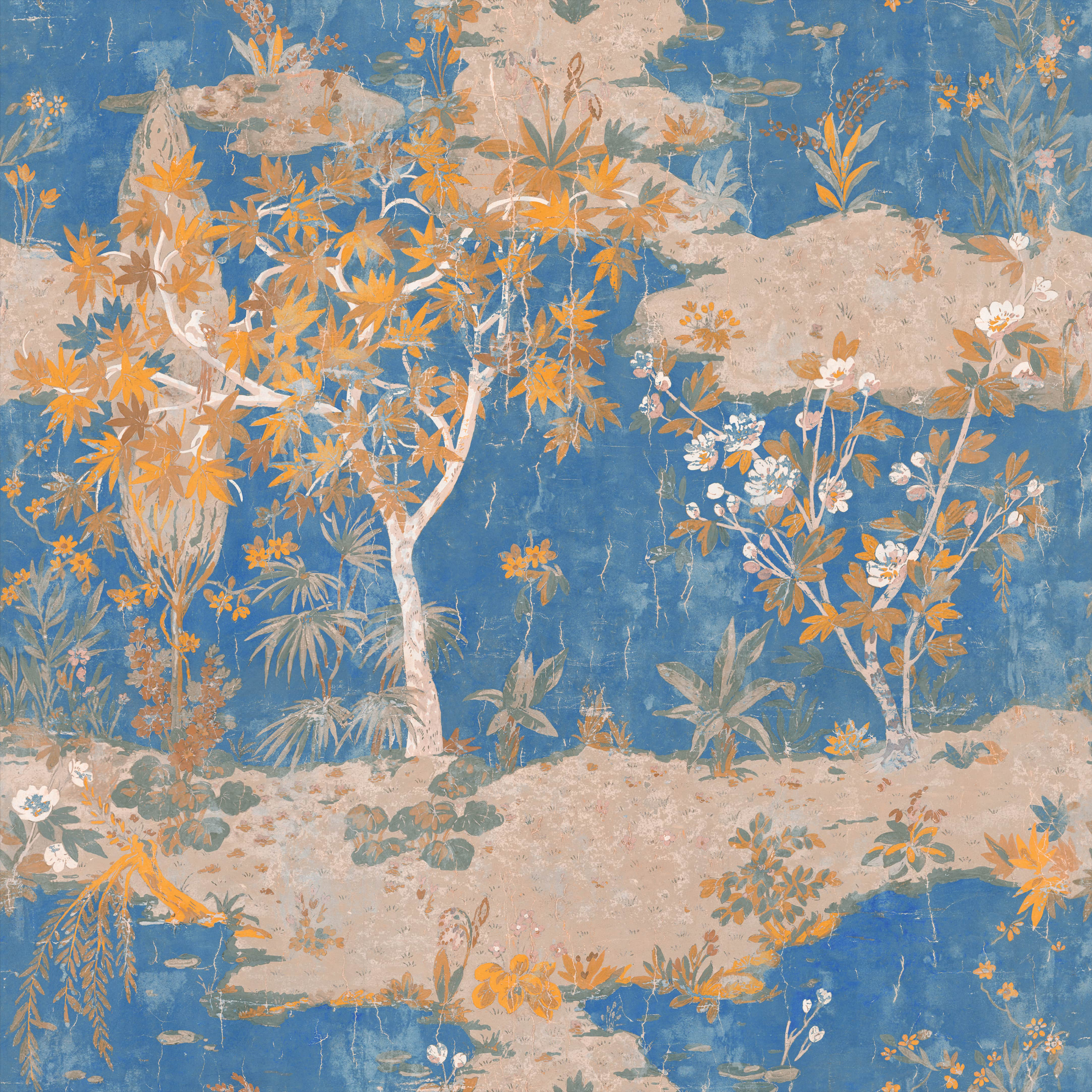 Élitis Retour des Indes — La chambre des souvenirs wallpaper detail