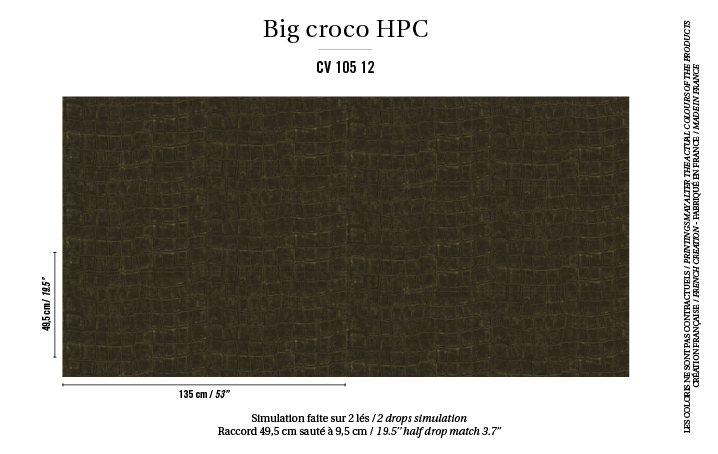 Élitis Big Croco HPC — Chercher la perfection wallpaper detail