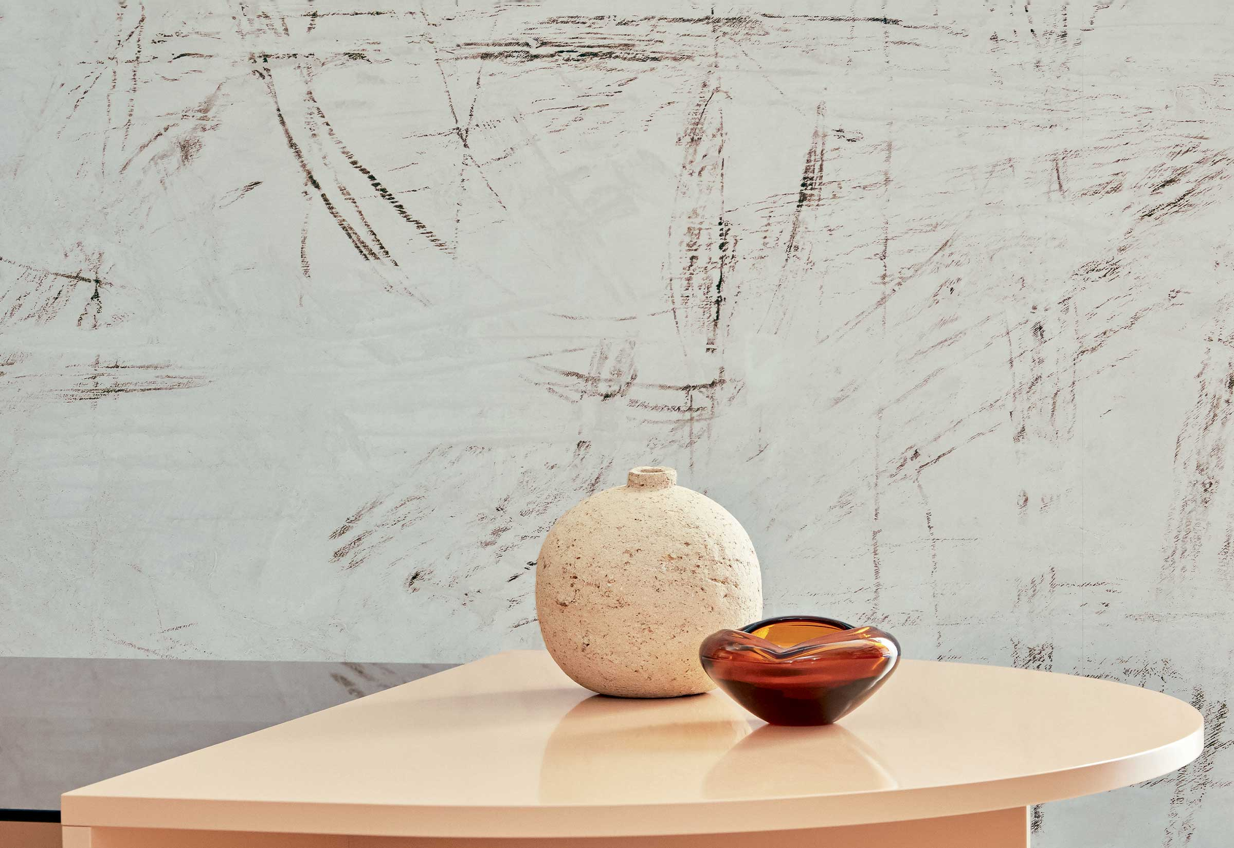 Élitis Tableau rose wallpaper detail