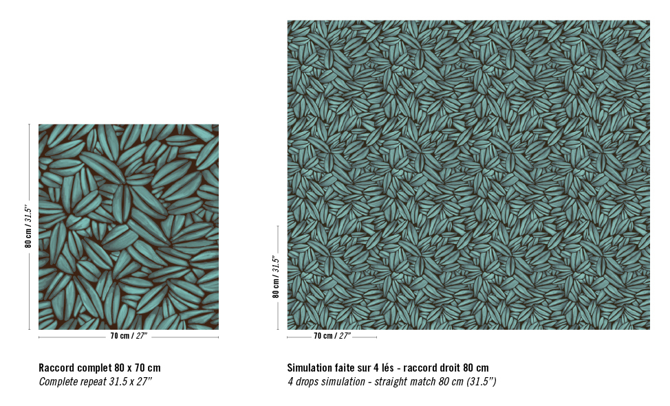 Élitis Succulente — Ondes sensuelles wallpaper detail