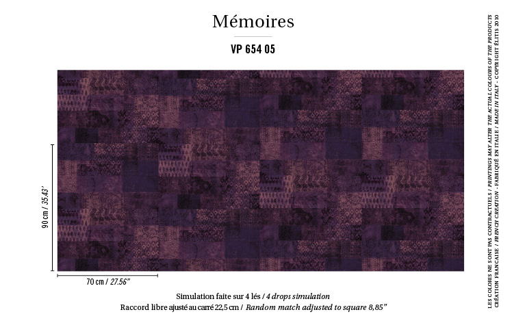 Élitis Kilim — Vivre comme un prince wallpaper detail