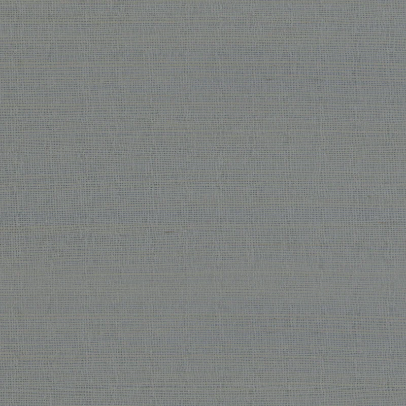 Thibaut Rafia Plain — Dark Grey Raffia on Non Woven wallpaper in Dark Grey