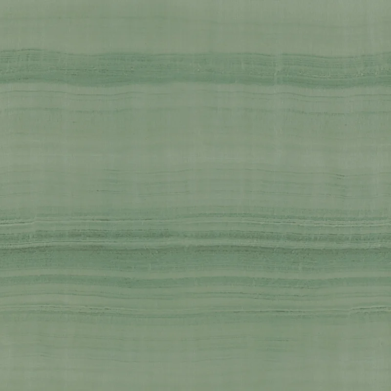 Thibaut Nabucco Horizontal — Green 65% Silk, 35% Lurex on Non Woven wallpaper in Green