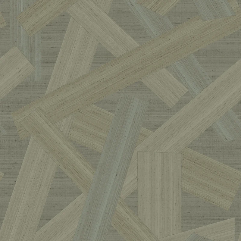 Thibaut Rigoletto — Taupe 65% Silk, 35% Lurex on Non Woven wallpaper in Taupe