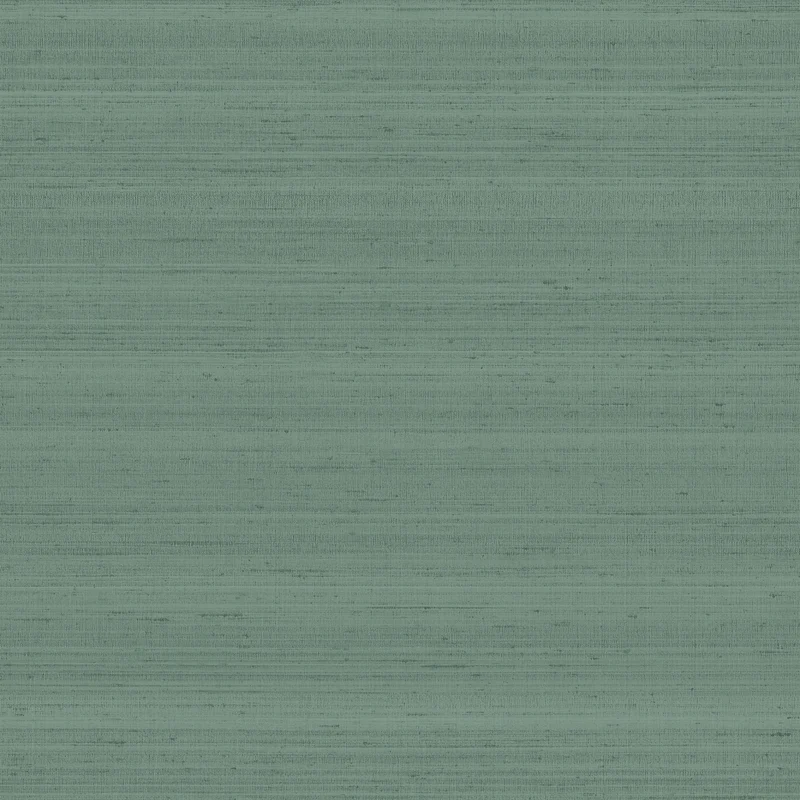 Thibaut Seta Fiammata — Green 65% Silk, 35% Lurex on Non Woven wallpaper in Green