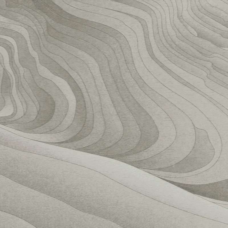 Thibaut Tennyson Mural — Grey Raffia on Non Woven wallpaper in Grey