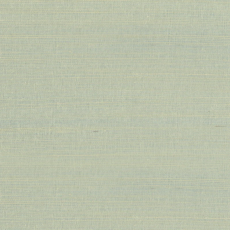 Thibaut Rafia Plain — Light Green Raffia on Non Woven wallpaper in Light Green