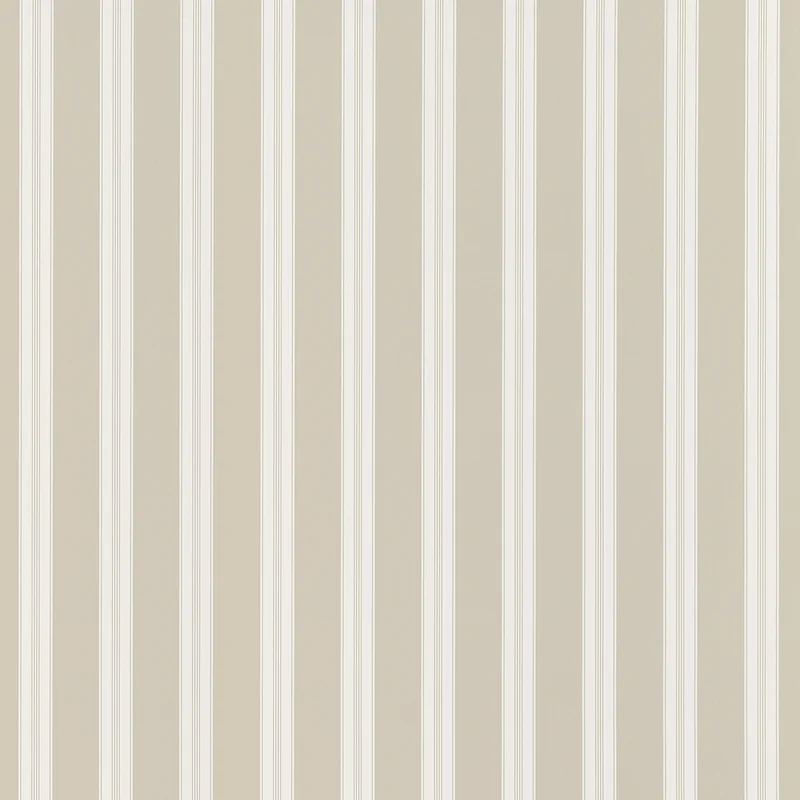 Thibaut Payton Stripe — Beige Non Woven wallpaper in Beige