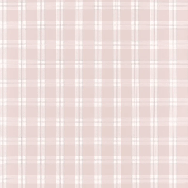 Thibaut Payton Check — Blush Non Woven wallpaper in Blush